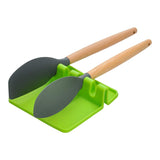 7 x Brand New Songway Silicone Kitchen Utensil Rest, Spoon Rest, Large Spoon, Spatula, Fork Holder, Non-Slip, Heat Resistant, Cooking Utensil Rest, Cutlery Rest, Silicone S, Green  - RRP €61.88