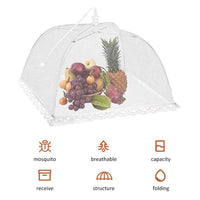 1 x Brand New Toulifly Foldable Mesh Food Cover, Pop-Up Mesh Food Cover, Mesh Food Cover Dome, Foldable Food Cover, Food Cover for Picnic and Kitchen 33x33cm - RRP €22.8