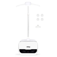 1 x RAW Customer Returns W asy Magic Pressing IRO320, plastic, hot air technology, warm air dryer, 5 temperature settings, space-saving, overheating protection, adjustable telescopic rod, power 1200 W - RRP €69.99