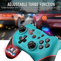 1 x RAW Customer Returns Switch Controller, Wireless Controller for Switch with Wake-Up, Bluetooth Gamepad Joy Con Remote Wireless Grip with Screenshot Precise Motion Control, Dual Motors Vibration, Turbo - RRP €38.25