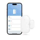 1 x RAW Customer Returns Maxcio Door and Window Sensor, Zigbee Connection, Mini Wireless Contact Sensor for Alarm and Home Automation System - RRP €15.99