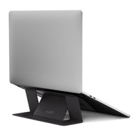 1 x RAW Customer Returns MOFT Laptop Stand for Desk, Self-Adhesive Laptop Stand with 2 Adjustable Angles, Foldable Notebook Stand Compatible with MacBook Air, MacBook Pro 11 -16 , Black - RRP €29.99