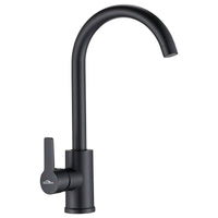 1 x RAW Customer Returns Auralum Kitchen Faucet Black High Pressure, Kitchen Faucet with High Spout Removable Aerator, Kitchen Faucet 360 Rotatable, Kitchen Sink Faucet with 2 G3 8 Connections - RRP €38.99