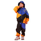 1 x RAW Customer Returns LOLANTA Children s Hip Hop Costume, Teenager Color Blocking Jackets Pants Dance Clothing Set Blue, 12-13 Years, Day 170  - RRP €44.98