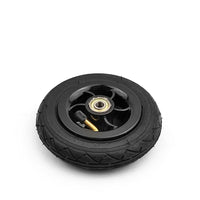 1 x RAW Customer Returns 5 inch inflation wheel with metal hub 5 X 1 pneumatic tire with inner tube electric vehicle 5 inch pneumatic wheel go kart caster black wheel  - RRP €24.0