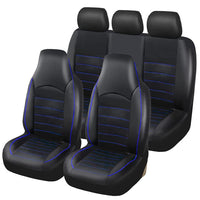 1 x RAW Customer Returns TOYOUN Faux Leather Seat Covers Car Set Universal Classic Car Seat Covers Seat Protector Car Protective Cover Car Seat Blue for Front Seats and Back Seats Car Accessories Interior - RRP €56.93