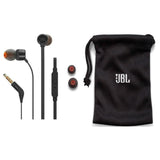 1 x RAW Customer Returns JBL T210 In-Ear Headphones with 1-Button Remote Control and Integrated Microphone Compatible with Apple and Android Devices - Black - RRP €16.52