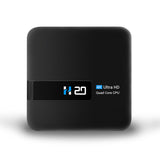 1 x RAW Customer Returns Smart TV Box, 4K Ultra HD Streaming Media Player, H20 Android 10.0 TV Box RK3229 USB 2.0 Ultra HD 4K HDR 8GB RAM 128GB ROM Set Top TV Box, Wireless Projection - RRP €46.99