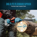 1 x RAW Customer Returns Mini Chainsaw 6 8 inch, Brushless Electric Chainsaw with Improved Chain Lubrication, Compatible with Makita 18V Battery, Without Battery, Hand Chainsaw for Garden Shears, Wood Cutting Latest Shape  - RRP €60.85