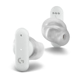 1 x RAW Customer Returns Logitech G FITS True Wireless Gaming Earbuds, Custom Fit, LIGHTSPEED Bluetooth, Four Beamforming Microphones, PC, Mac, PS5, PS4, Mobile, Nintendo Switch - White - RRP €119.99