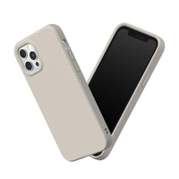 1 x RAW Customer Returns RhinoShield Case compatible with iPhone 12 12 Pro SolidSuit - Shock-absorbing slim protective case with premium finish - 3.5 meter drop protection - Sand beige - RRP €30.24