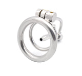 1 x RAW Customer Returns SeLgurFos Penis Cage Chastity Cage with 3 Catheters Stainless Steel Chastity Cage Hollow Breathable Chastity Belt Men Bondage Sex Toy 50mm  - RRP €35.78