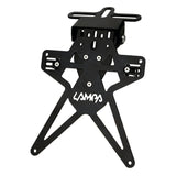 1 x RAW Customer Returns Lampa 91647 Aero-X Evo 7, motorcycle license plate holder for Italian license plates with adjustable height and inclination - RRP €27.32