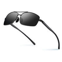 1 x RAW Customer Returns Bloomoak Polarized Sunglasses Men Driving Sunglasses 100 UV400 Protection Polarized Outdoor Sports Glasses Sunglasses with Classic Al-Mg Metal Frame - RRP €19.14