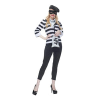 2 x Brand New EraSpooky Thief Costume for Adult Lady for Party Cosplay Halloween, Carnival, Theme Party Clothing, Role Play L  - RRP €59.98