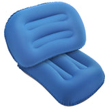 1 x RAW Customer Returns SUTAFOR 2X Inflatable Camping Pillows Ultralight Foldable and Portable Beach Cushion Pillows for Travel, Hiking 46x30 cm Blue - RRP €19.45