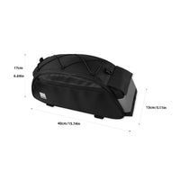 1 x RAW Customer Returns HOMPER Bicycle Bag Saddle Bag Pannier Bag Rear Rack Bag Backpack Side Bag Mountain Road MTB Bike Cycling Rear Seat Bag - RRP €23.68