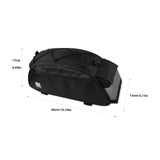 1 x RAW Customer Returns HOMPER Bicycle Bag Saddle Bag Pannier Bag Rear Rack Bag Backpack Side Bag Mountain Road MTB Bike Cycling Rear Seat Bag - RRP €23.68