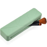 11 x Brand New MAGXCENE Portable Cosmetic Bag, Silicone Makeup Brush Holder, Travel Organizer Make Up Brush Bag Magnetic Make up Bag, Makeup Brush Organizer Make Up Brush Storage Box Green  - RRP €116.27