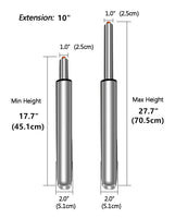 1 x RAW Customer Returns 450mm to 700mm long adjustable gas lift cylinder for bar stool drafting chair spare parts, heavy duty hydraulic pneumatic impact piston cylinders - RRP €28.24