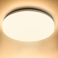 1 x RAW Customer Returns activeallbrite LED ceiling light, 18W ceiling lamp, 2200LM warm white 3000K bathroom ceiling lamp, IP54 waterproof ultra thin flicker-free lamp, LED lamps for living room, bedroom, bathroom, balcony, hallway - RRP €17.9