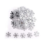 73 x Brand New Senmil 300 pieces Christmas snowflake confetti, snowflake table decoration for Christmas decorations, Christmas small suitable for weddings and parties silver snowflakes  - RRP €459.9