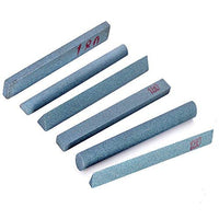 1 x RAW Customer Returns Atoplee 6pcs Sharpening Stone Set, 180 Green Carbon Oil Stone Knife Honing Stone for Polishing and Chiseling - RRP €14.82