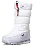 1 x RAW Customer Returns Solshine Women s Mid-Calf Lined Waterproof Snow Boots 949 White, 39EU - RRP €36.34