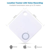 1 x RAW Customer Returns TOTMOX Key Finder, 1PCS Bluetooth Smart Tracker, up to 80 feet Range GPS Tracking Locator, Anti-Lost Tracker APP Control Compatible with iOS Android for Keys, Pets, Phone - RRP €21.6