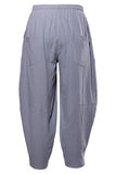 1 x RAW Customer Returns COSDREAMER Men s Baggy Harem Pants Drawstring Casual Cotton Linen Yoga Beach Pants XL, Gray  - RRP €28.51