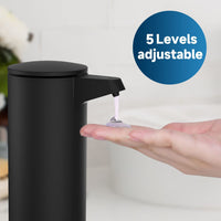 1 x RAW Customer Returns AIKE Soap Dispenser Automatic Stainless Steel with Sensor Infrared, 280ml Touchless Automatic Soap Dispenser USB Charging - RRP €33.25