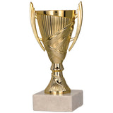 1 x RAW Customer Returns Larius Winner Cup - Football Honor Trophy Gift with Desired Text without Desired Text, Gold  - RRP €11.9