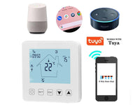 1 x RAW Customer Returns WIFI Thermostat, Boiler Thermostat, Compatible with Amazon Alexa, Tuya Smart Life APP, Installation Box Included White - RRP €44.26