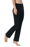 1 x RAW Customer Returns LaiEr Yoga Pants for Women Tummy Control Workout Bootleg High Waist Pants 4-Way Stretch Pants with Inside Pockets, Black,4XL - RRP €27.96