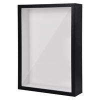 1 x RAW Customer Returns Joyan 3D picture frame for filling, object frame, picture frame deep for filling, deep picture frame for filling, wooden picture frame for dried flowers crafts black  - RRP €19.9