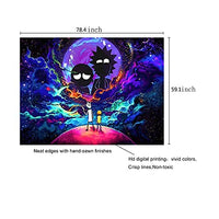 17 x Brand New Rick Morty Tapestry Wall Hanging Tapestry Vintage Bookshelf Wall Cloth Gobelin Tapestry Goa India Hippie Boho Style as Decorative Cloth Bedspread Indian Oriental Psychedelic 200 x 150 cm  - RRP €265.2