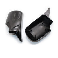 1 x RAW Customer Returns Viviance 1 Pair ABS Material Rear View Mirror Case Mirror Cover Cap Shell Compatible with BMW E46 316i 318i 318i 320d 320i 323i 328i 328i 330d 330i 98-05 - Glossy Black - RRP €32.26