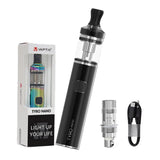 1 x RAW Customer Returns VAPTIO Vape Tyro Nano Kit 900mAh 30W Simple Kit with 2.0ml Tank, All in One Starter Kit with Cosmo Coil 1.6ohm, no E-Liquid no Nicotine Nano Black  - RRP €18.47