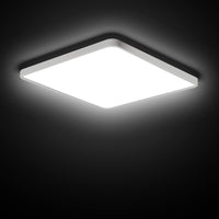 1 x RAW Customer Returns SUNZOS ceiling lamp LED ceiling light flat 36W 30cm, 4500K 4100LM ceiling lamp LED panel for lamp living room, bedroom, kitchen lamp, hallway, dining room, neutral white LED lamps ceiling lamps - RRP €27.99