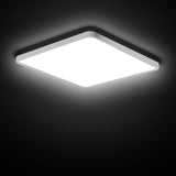 1 x RAW Customer Returns SUNZOS ceiling lamp LED ceiling light flat 36W 30cm, 4500K 4100LM ceiling lamp LED panel for lamp living room, bedroom, kitchen lamp, hallway, dining room, neutral white LED lamps ceiling lamps - RRP €27.99