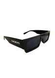 1 x RAW Customer Returns BLACK ELVIS CLOTHING Trendy Black Men s and Women s Sunglasses For The Ultimate Look - Rectangular Lenses - Retro Vintage Style - Anti Uv400 Lenses - RRP €27.99