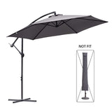 1 x RAW Customer Returns Sekey parasol protective cover with rod, cover for 400cm 240x330cm garden parasol with ventilation openings, cover for market umbrella balcony umbrella, waterproof - RRP €24.99