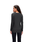 1 x RAW Customer Returns Pack of 3 functional shirts for women, long-sleeved, UPF 50 sun protection, quick-drying functional shirt, running shirts, breathable long-sleeved shirt, sports shirt, workout sports top, yoga shirts, black 3P07-L - RRP €34.99