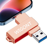 1 x RAW Customer Returns WIGONT 256GB USB stick for iPhone is a storage device designed to expand the storage capacity of i0S iPad Android devices. USB stick is no app required. iPhone USB stick for i0S iPad PC. - RRP €37.82