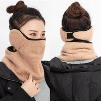 44 x Brand New AOMAIGAD tube scarf, multifunctional tube scarf, 3 in 1 long scarf, adjustable winter scarf, suitable for girls, women, winter skiing, cycling, running mask brown  - RRP €1214.4