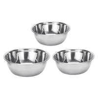 1 x Brand New EXCEART 3 Piece Stainless Steel Mixing Bowl Set for Medicine, Iodine Bowl, Multipurpose Bowls, 201 Stainless Steel - RRP €12.7