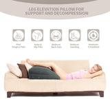 1 x RAW Customer Returns Nevife vein pillow - inflatable leg elevation pillow for better blood circulation, swelling reduction. Ideal for legs knees, as a lymph pillow vein wedge, improves sleep quality. - RRP €17.99