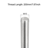 1 x RAW Customer Returns sourcing map 4pcs. Fully threaded rod M10 x 200mm 1.5mm thread pitch stainless steel 304 right hand thread rods rod bolt - RRP €18.14