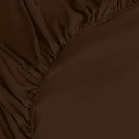 1 x RAW Customer Returns Utopia Bedding - Fitted Sheet 200x200cm - Brown - Brushed Polyester Microfiber Fitted Sheet - 35cm Deep Pocket - RRP €12.99