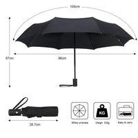 1 x RAW Customer Returns Vicloon Automatic Folding Umbrella with 8 Ribs, Automatic Open and Close, Quick Drying 210T Fabric and Non-Slip Handle Windproof Umbrella for Adults, Children - RRP €15.99